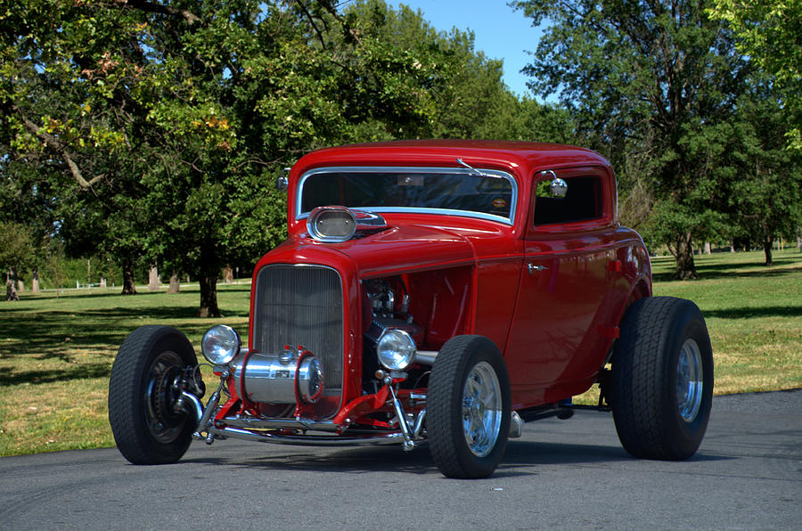 1932 Ford Coupe Hot Rod #7 Photograph by Tim McCullough