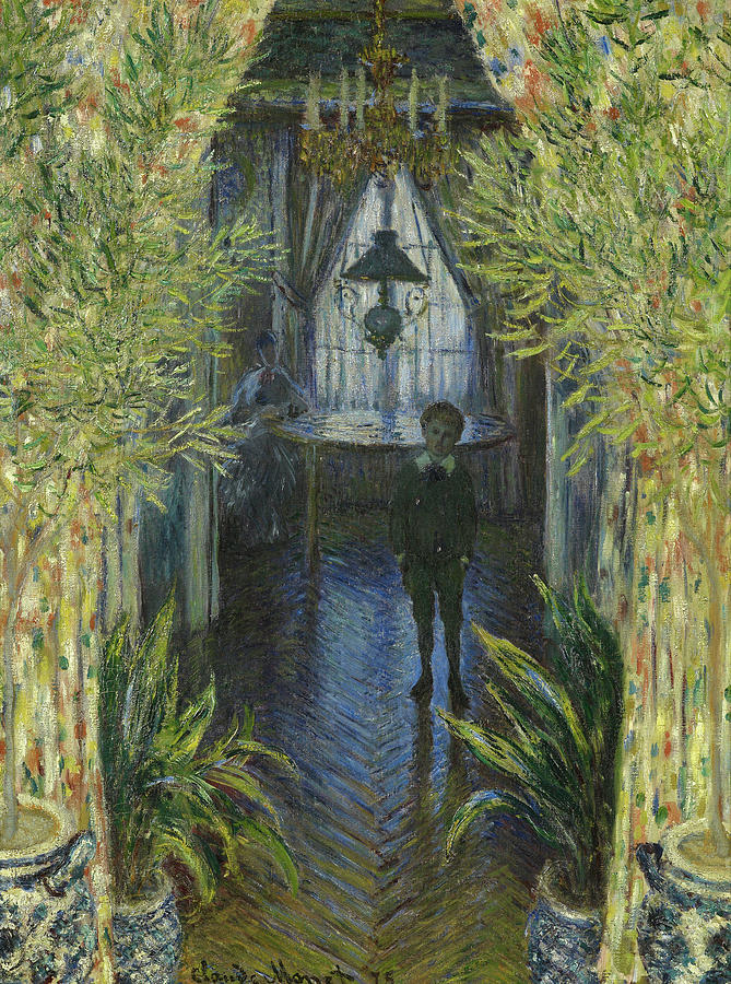 Claude Monet Painting - A Corner of the Apartment #7 by Claude Monet