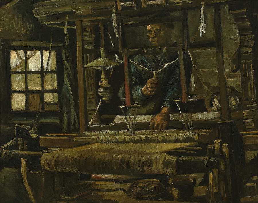 A Weavers Cottage #7 Painting by Vincent van Gogh