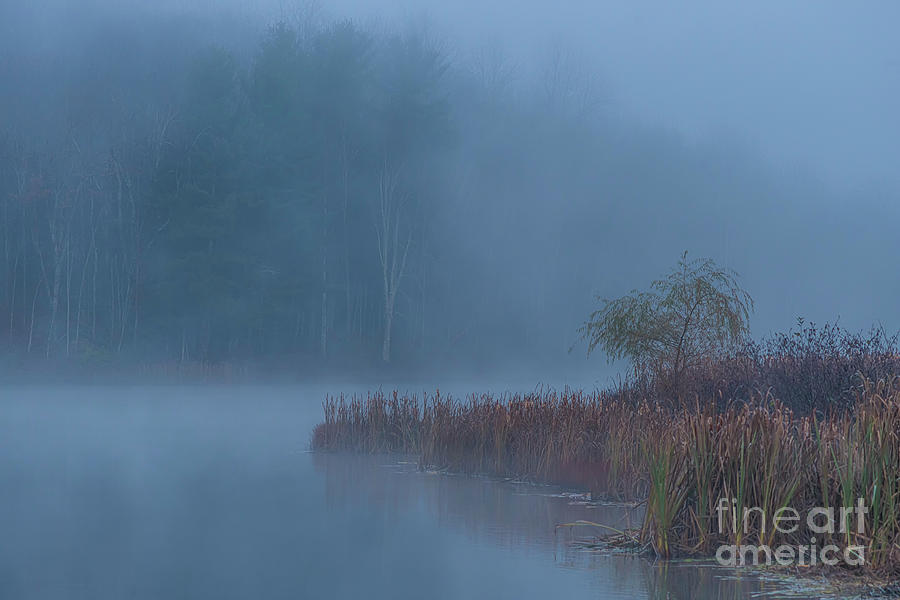 Autumn Mist on Lake #7 Photograph by Thomas R Fletcher