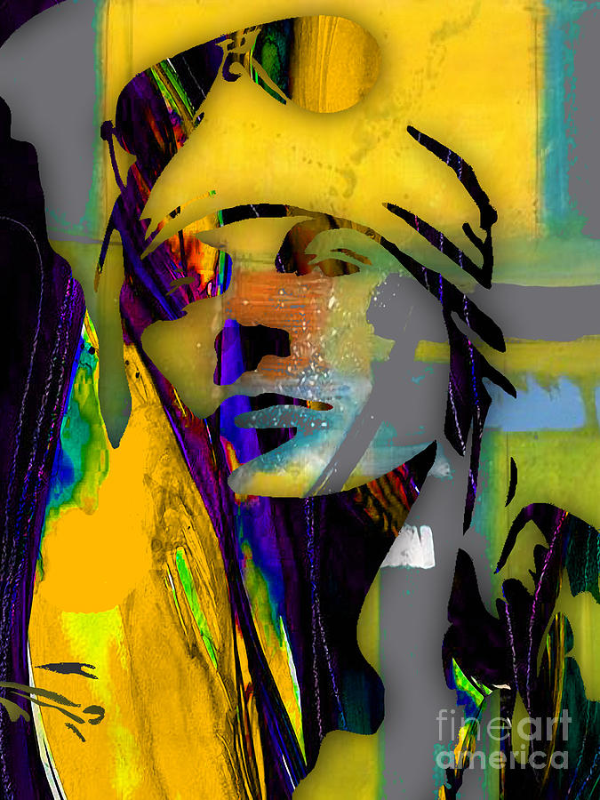 Axl Rose Collection Mixed Media By Marvin Blaine Pixels