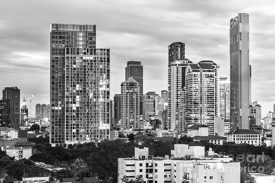 Bangkok modern skyline #7 Photograph by Didier Marti