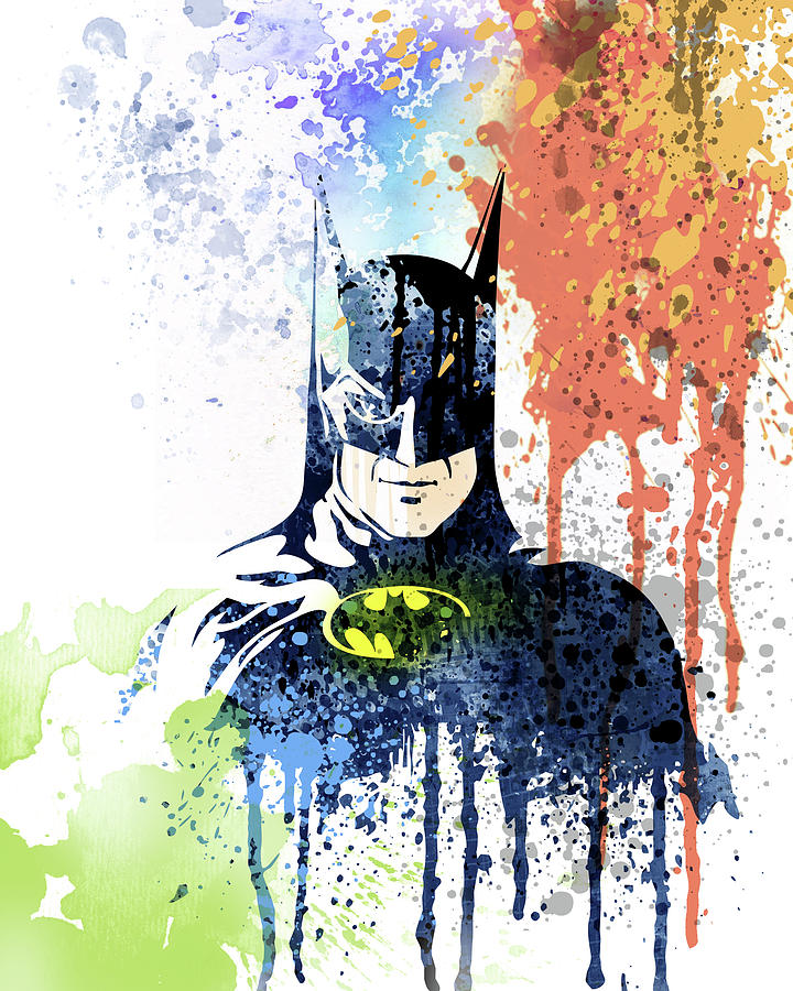 Batman #7 Painting by Art Popop
