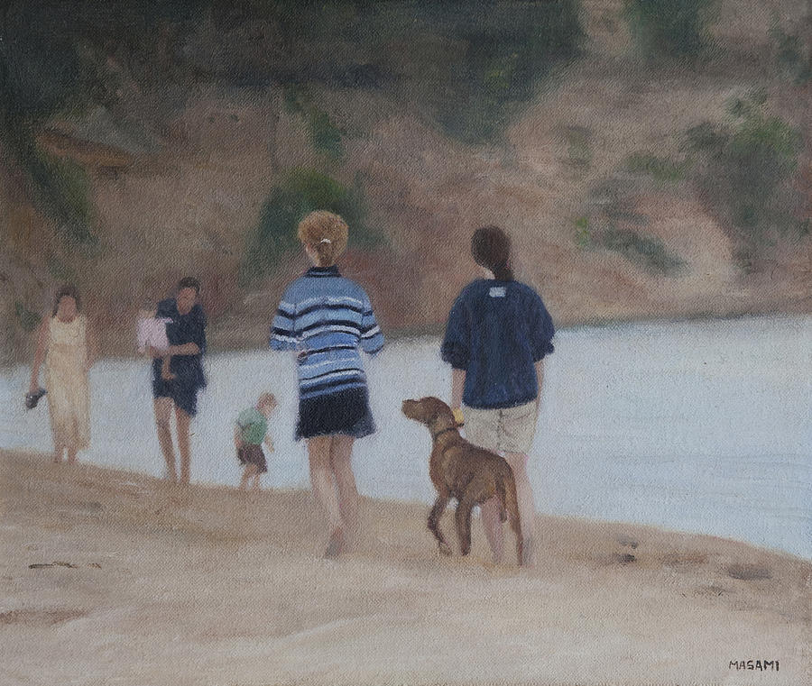 Beach Walk #7 Painting by Masami Iida