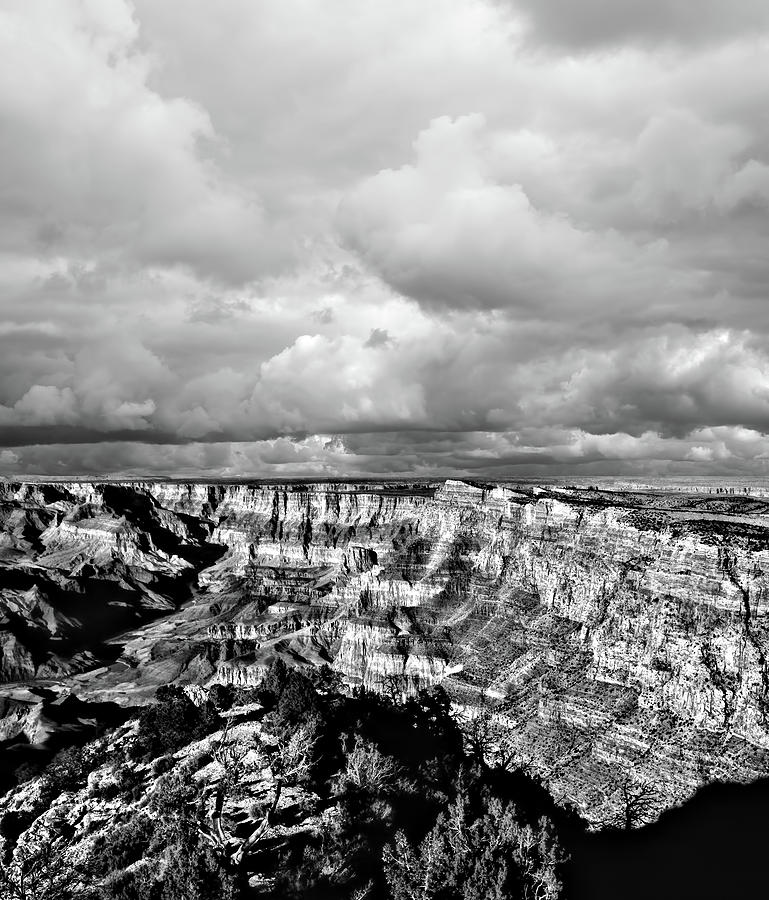 Black and white Grand Canyon Arizona Photograph by Paul Moore | Fine ...