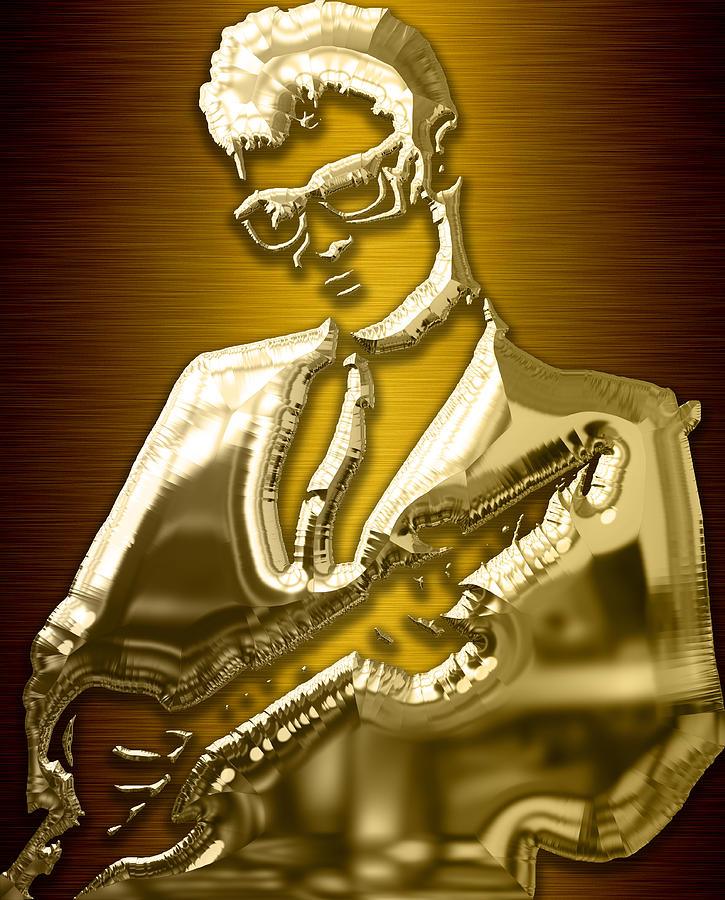 Buddy Holly Mixed Media - Buddy Holly Collection #7 by Marvin Blaine