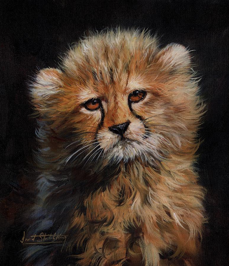 Cheetah Cub Painting