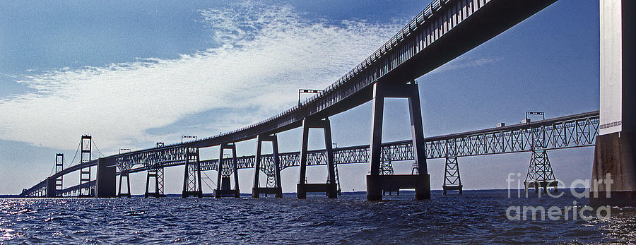 Chesapeake Bay Bridge #4 Photograph by Skip Willits