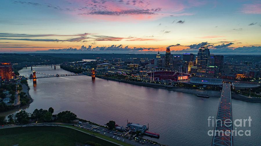 Cincinnati Sunset Photograph by Patrick Donovan - Fine Art America