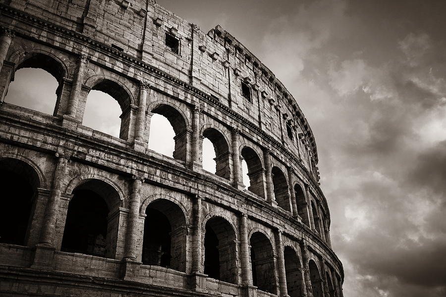 Colosseum in Rome #7 Photograph by Songquan Deng