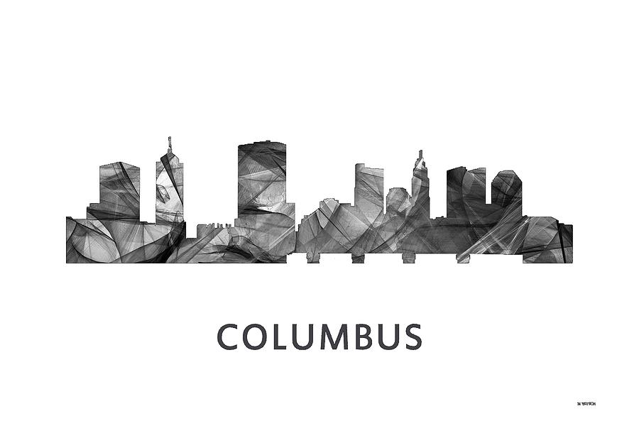 Columbus Ohio Skyline #7 Digital Art by Marlene Watson