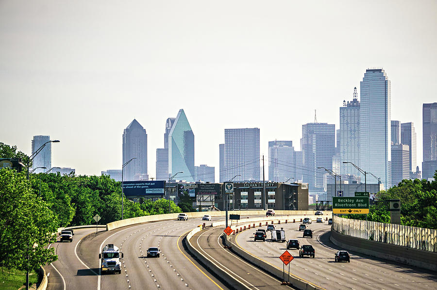 Dallas Texas City Skyline At Daytime #7 Photograph by Alex Grichenko