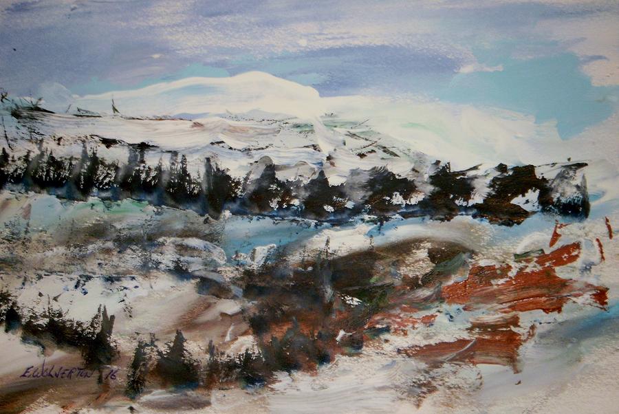 Donner Pass #7 Painting by Edward Wolverton