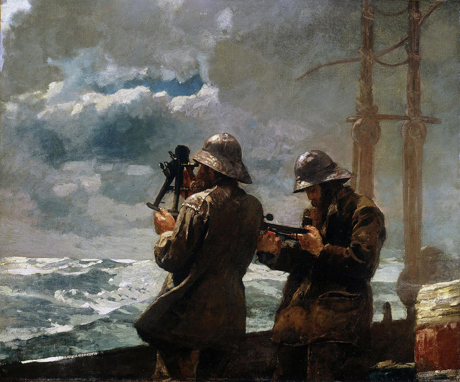 Eight Bells Painting by Winslow Homer