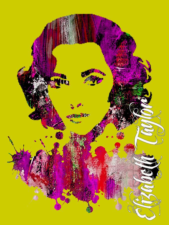 Elizabeth Taylor Collection #7 Mixed Media by Marvin Blaine