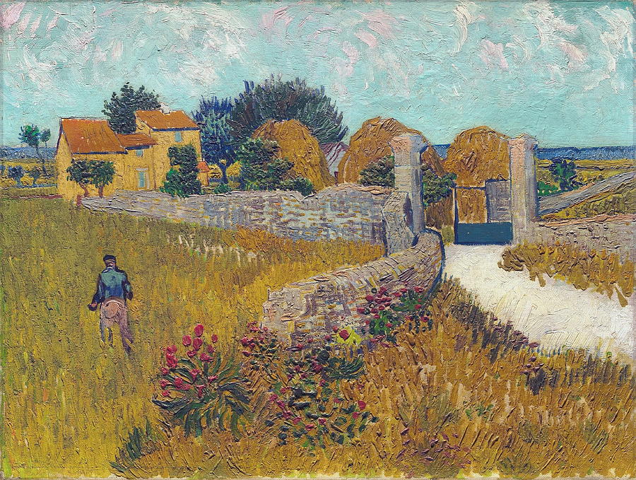 Vincent Van Gogh Painting - Farmhouse in Provence   #7 by Vincent Van Gogh