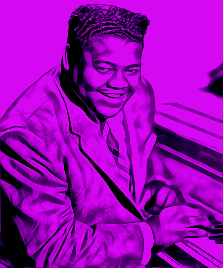 Music Mixed Media - Fats Domino Collection #7 by Marvin Blaine