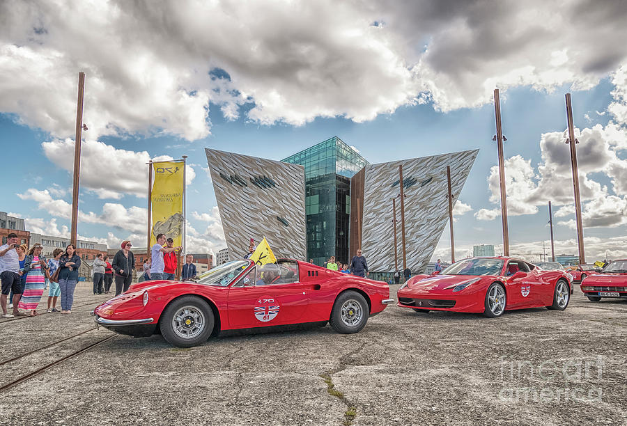 Ferrari 70 Years Anniversary Celebration in Belfast #8 Photograph by Jim Orr