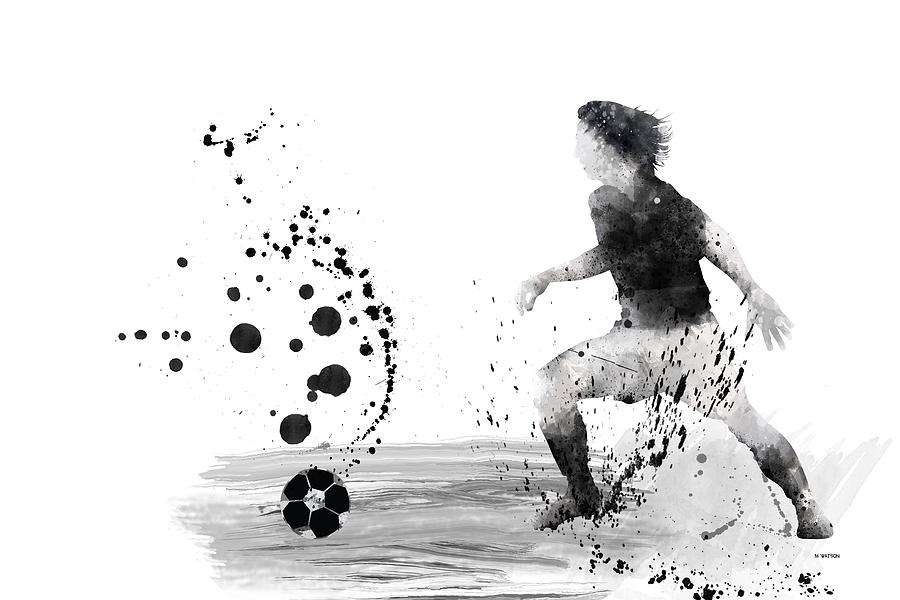Sports Digital Art - Football Player #8 by Marlene Watson