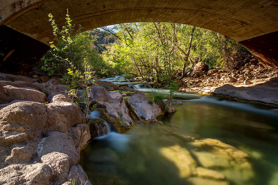 Nature Photograph - Fossil Creek Springs #7 by Jon Manjeot