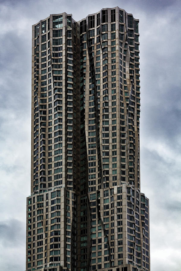 Frank Gehry High Rise Lower Manhattan #7 Photograph by Robert Ullmann