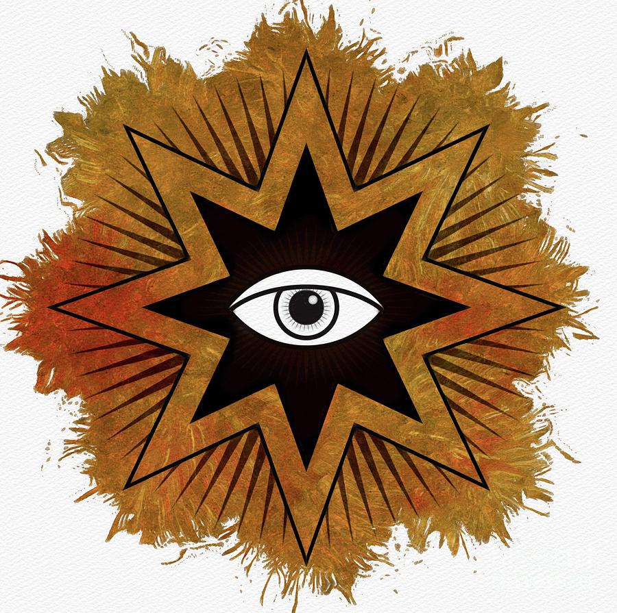 Magic Painting - Freemason Symbolism #7 by Esoterica Art Agency