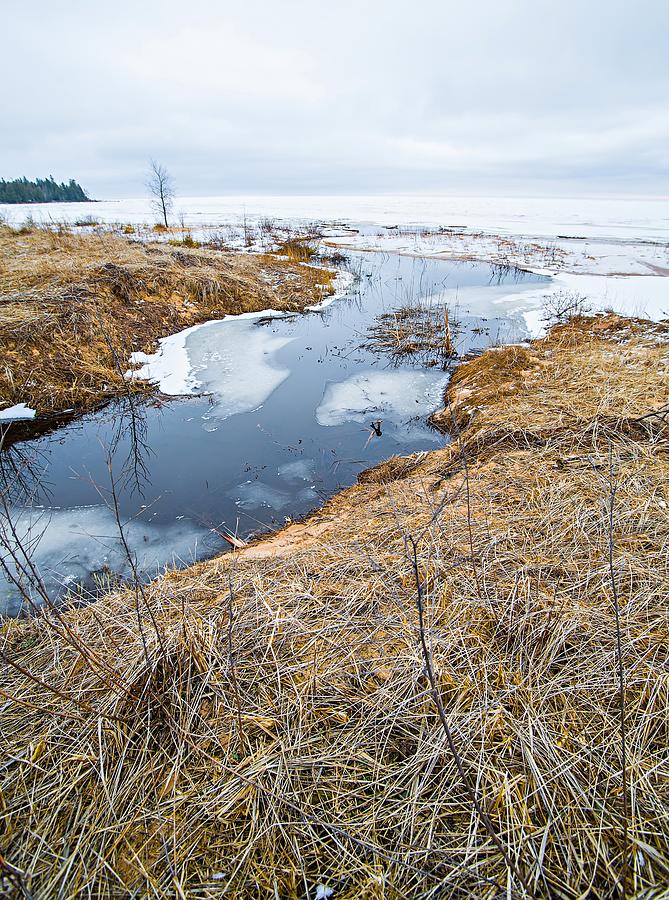 Frozen Winter Scenes On Great Lakes  #7 Photograph by Alex Grichenko