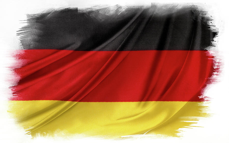 German flag #7 Photograph by Les Cunliffe