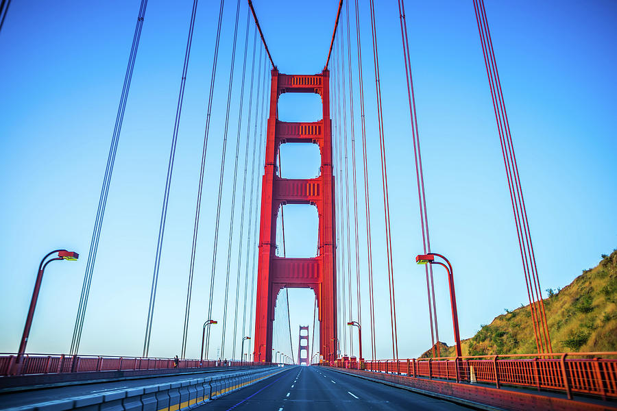 Golden Gate Bridge Early Morning In San Francisco California #7 Photograph by Alex Grichenko