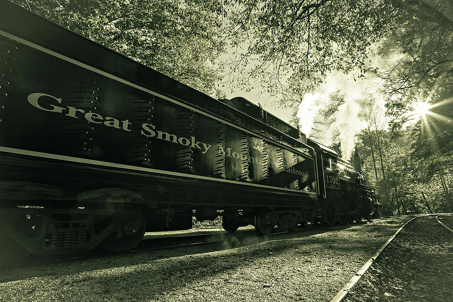 Great Smoky Mountains Rail Road Autumn Season Excursion #7 Photograph by Alex Grichenko