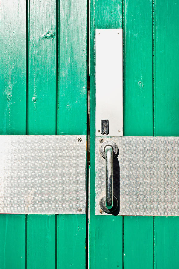 Green door #7 Photograph by Tom Gowanlock