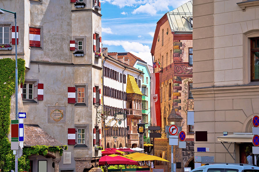 Historic street of Innsbruck view #7 Photograph by Brch Photography