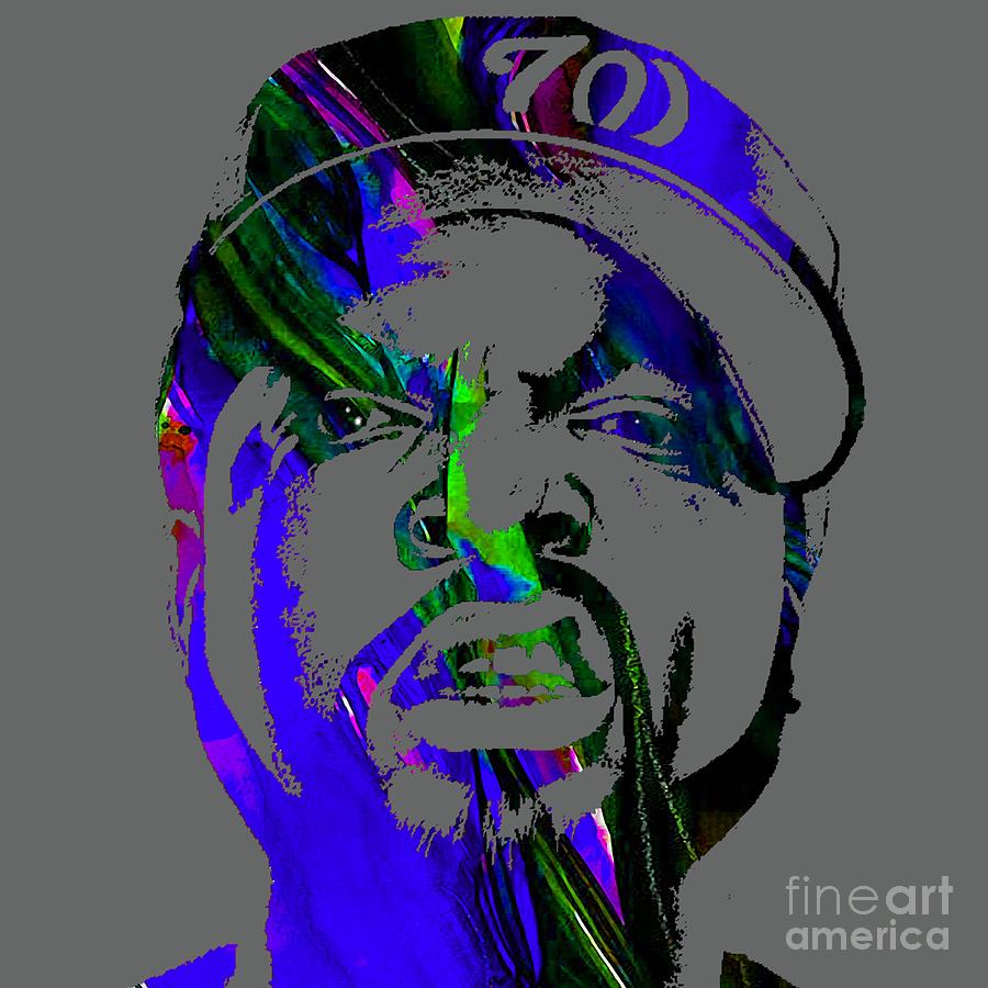 Ice Cube Straight Outta Compton #7 Mixed Media by Marvin Blaine