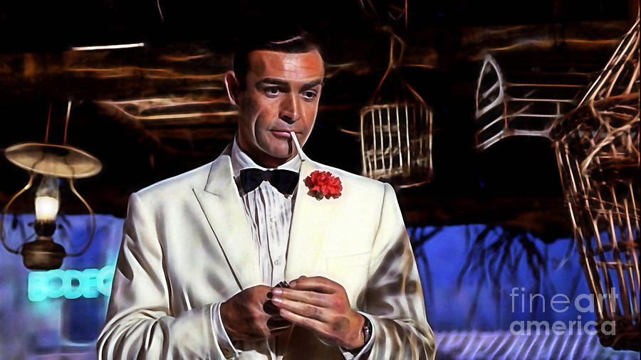 James Bond Mixed Media - James Bond Collection #7 by Marvin Blaine