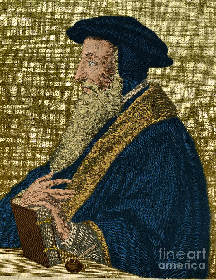 John Calvin, French Theologian #7 Photograph by Photo Researchers