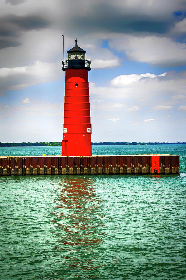 Kenosha Harbor lighthouse Wisconsin WI #7 Photograph by Chris Smith