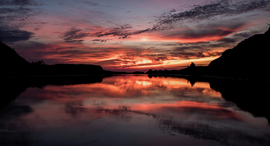 Lake Erie Sunset #7 Photograph by Dave Niedbala