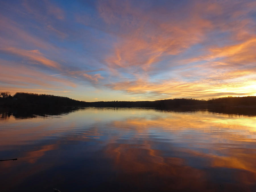 Lake Sunset Photograph by Greg Boutz - Fine Art America