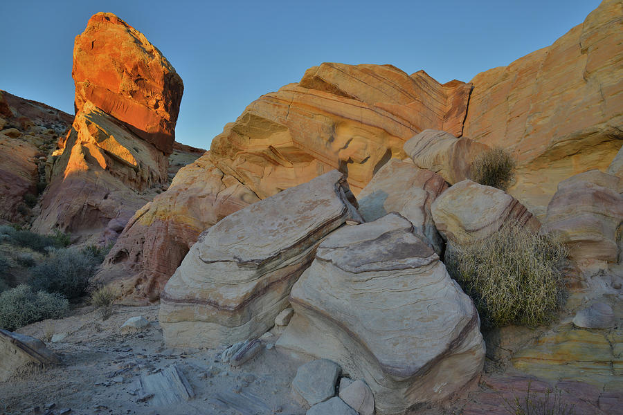 Last Light in Valley of Fire #7 Photograph by Ray Mathis