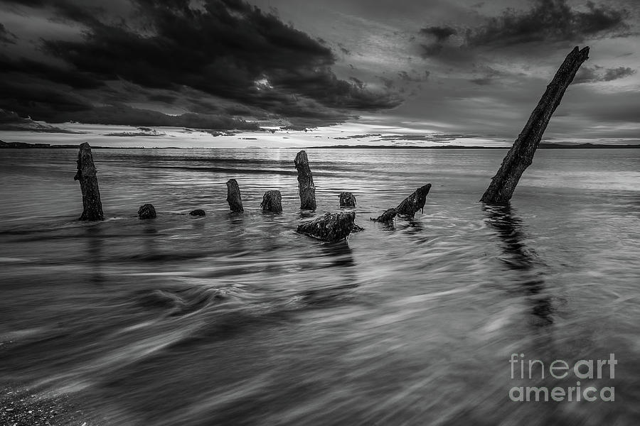 Longniddry Shipwreck Sunset #7 Photograph by Keith Thorburn LRPS EFIAP CPAGB