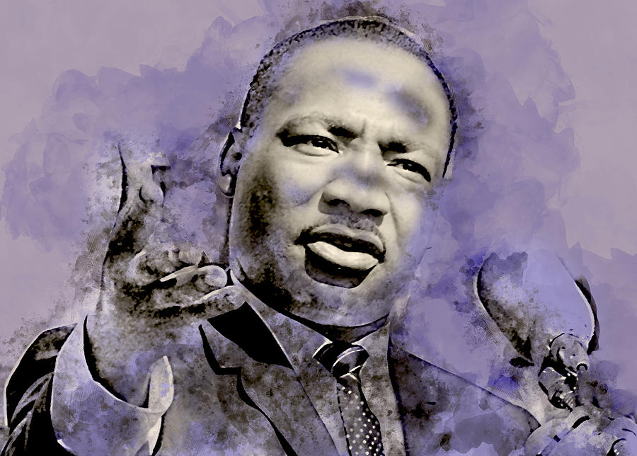 Martin Luther King #6 Mixed Media by Marvin Blaine