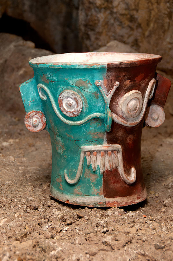 Mayan Museum in Chetumal #7 Digital Art by Carol Ailles