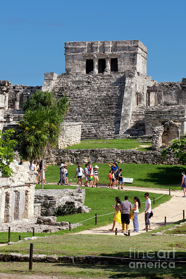 Mayan Temples At Tulum, Mexico #7 Photograph by Anthony Totah