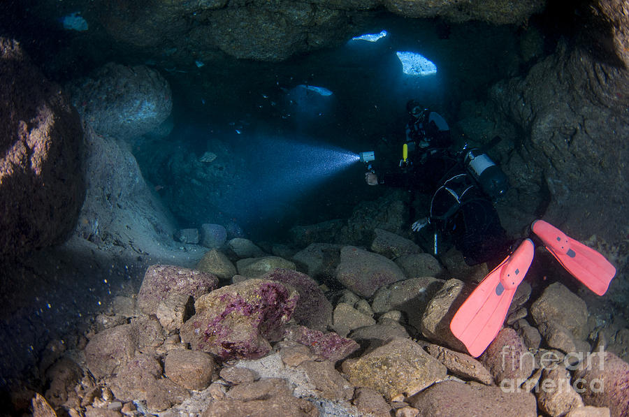 Mediterranean sea caves #7 Photograph by Hagai Nativ