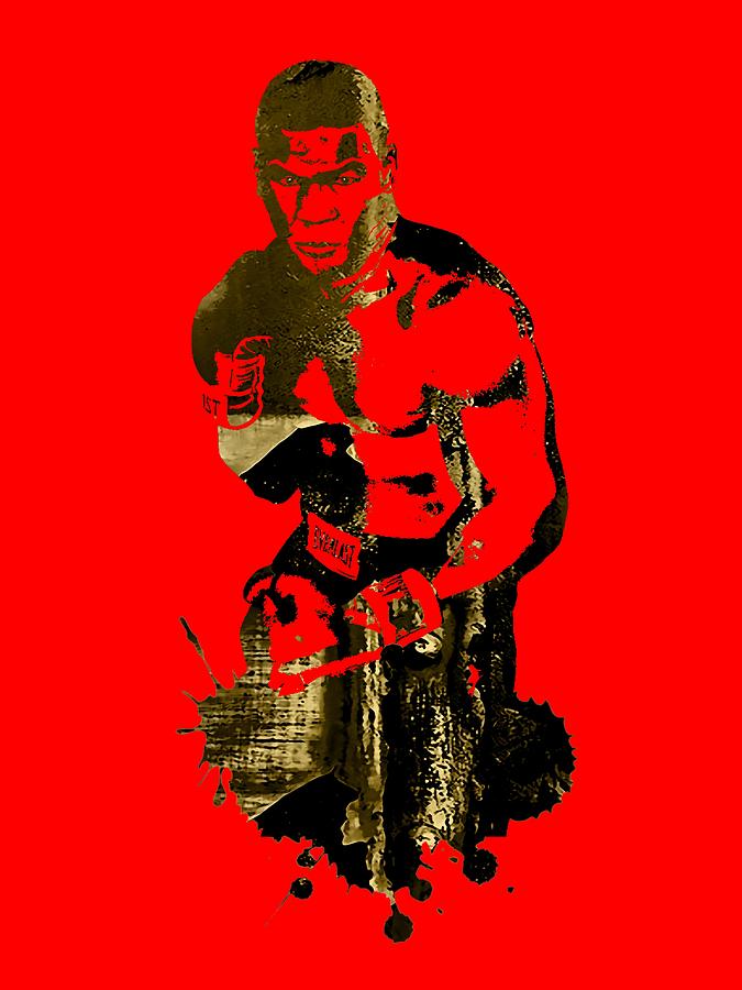 Mike Tyson Collection #7 Mixed Media by Marvin Blaine