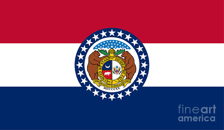 Missouri Flag Digital Art