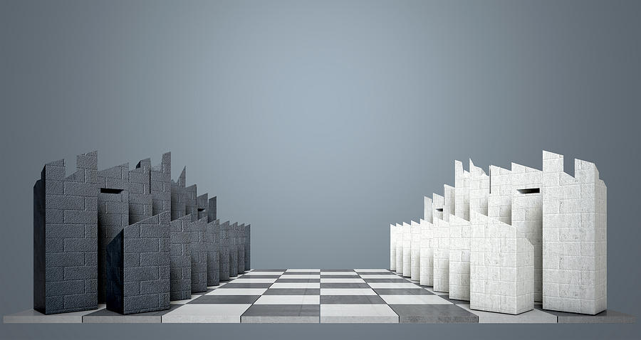 Chess Board Setup #1 Digital Art by Allan Swart - Pixels