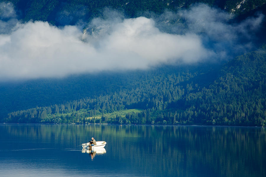 Morning at Lake Bohinj in Slovenia #7 Photograph by Ian Middleton