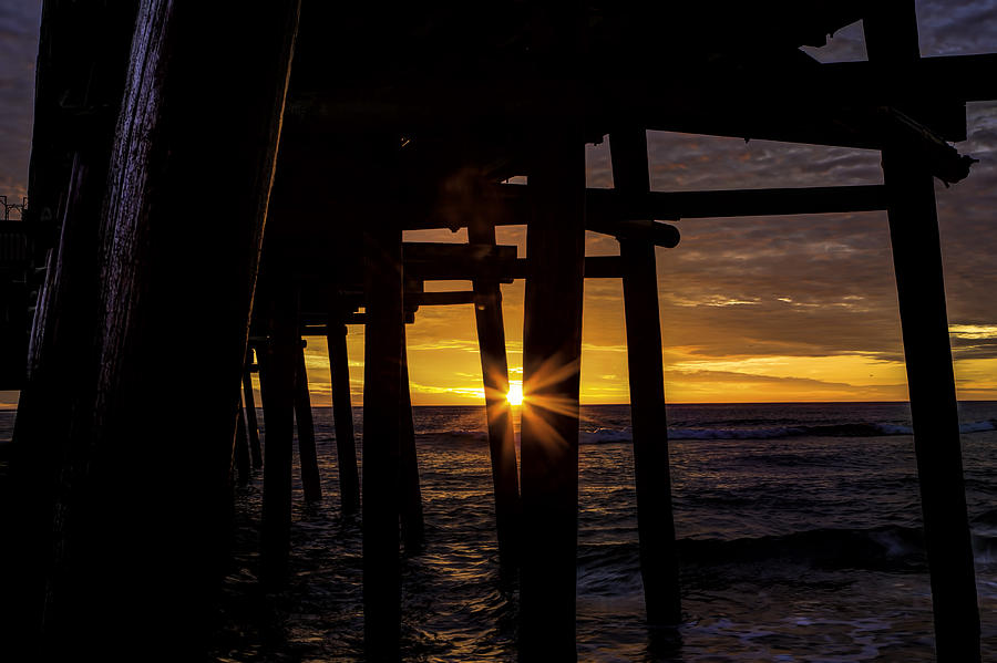 Sunset Photograph - Pier Pressure #1 by Pete Federico Sunset Photograph - Pier Pressure #1 by Pete Federico