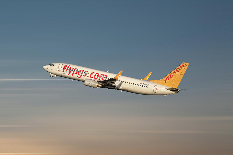 Pegasus Mixed Media - Pegasus Airlines Boeing 737-82R #7 by Smart Aviation